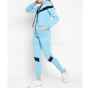 ชุดกีฬาขนแกะยาวของผู้หญิงชุดวอร์มแบบมีซิปตกแต่งมาใหม่ - Product Image 1