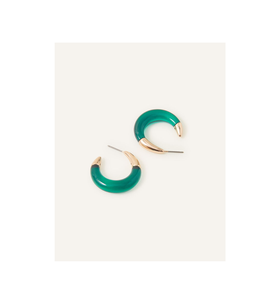 Pendientes de resina vintage clásicos joya para mujer pendientes de metal chapados en oro y artículos de fiesta de tamaño personalizado - Product Image 1