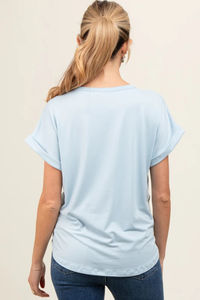 T-shirts d'été amples à col rond pour femmes enceintes, vêtements de maternité, vêtements d'allaitement, 100% coton, séchage rapide - Product Image 2