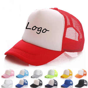 Gorra de camionero deportiva de color de contraste bordada con ala plana personalizada de MOQ bajo de fabricación OEM, gorra de béisbol de malla para hombre - Product Image 6