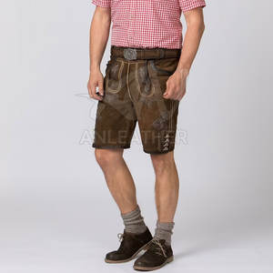 German <b>Leather</b> <b>Shorts</b> Men Bavarian German Lederhosen Authentic High Quality <b>Leather</b> <b>Shorts</b> Men's <b>Leather</b> <b>Shorts</b> - Product Image 4