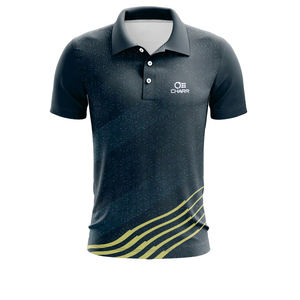 Vente chaude hommes à manches courtes pour T-shirt polo respirant et abordable pour les vêtements d'affaires décontractés de sport marqués du Pakistan - Product Image 1