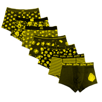 Sous-vêtements pour hommes en coton et élasthanne de haute qualité, caleçons boxers à taille basse, respirants, antibactériens, écologiques, personnalisés