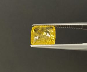 Saphir jaune naturel de qualité fine non traité coussin coupe 5.20 carat taille de bague septembre pierre de naissance pour la fabrication de bagues et de pendentifs - Product Image 2