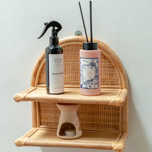 Hot Sale Handmade Rattan <b>Wall</b> Shelf From Vietnam Indoor Kitchen Decor Holder with Living Room Use for <b>Hanging</b> Flower Pots - Product Image 3