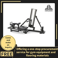 Machine à Glute Thrust à charge libre pour usage commercial, équipement de fitness pour la musculation des hanches