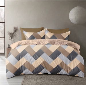 Parure de draps de lit double King Size confortable, 130 GSM, tissu doux et lisse, literie de qualité supérieure et durable - Product Image 3
