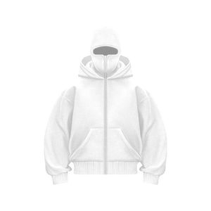 Sudadera con capucha de lana bordada de Color sólido, chaqueta con capucha y cremallera para Otoño/Invierno, Primavera/Verano, pareja, estilo callejero, suministro ODM - Product Image 1