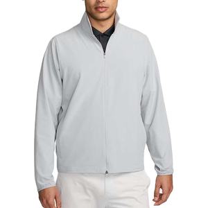 Veste de golf matelassée haut de gamme pour homme, imperméable, coupe-vent, respirante, isolante thermiquement, col mandarin, doublure en soie, coton - Product Image 1