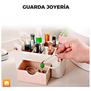 <b>Makeup</b> Organizer <b>Box</b> Cosmetics Jewelry <b>Box</b> Dressing Drawer - Assorted Colors - Product Image 6