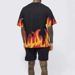 Conjunto de Shorts Casuales de Verano para Hombre, Camiseta de Manga Corta y Shorts Estampados, Ropa de Marca, 2 Piezas - Product Image 3