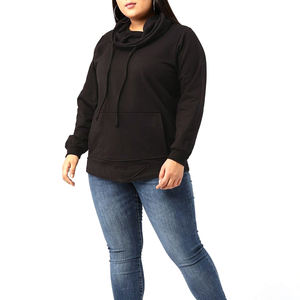 Vente en gros d'usine, sweats à capuche personnalisés, sweats à capuche surdimensionnés en molleton lourd, sweats à capuche en coton pour femmes, pull-over uni, sweat à capuche uni délavé - Product Image 5