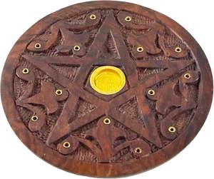 Support d'encens en bois naturel 100% fait main de luxe, de haute qualité, portable, pour intérieur, style arabe, brûleur d'oud pour décoration de maison - Product Image 5