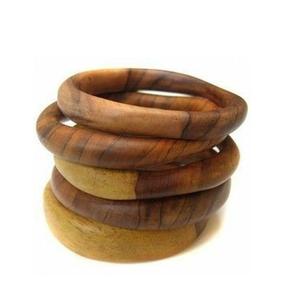 High Quality Artisan Waterproof Wooden Bangles Jewelry Traditional Women Fashion Bracelet Cute Business Gift Customizable Made - Product Image 1