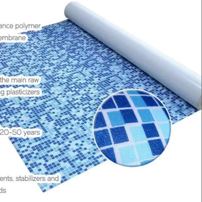 PVC swimming pool liner 2000g coated fabric pvc tarpaulin
