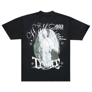 Y2K graphique t-shirts personnalisé Vintage surdimensionné Streetwear t-shirt hommes femmes rétro haut en coton OEM usine directe fournisseur en gros - Product Image 6