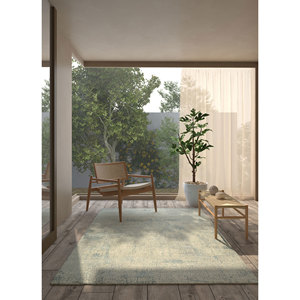 Uvenuti Abstract Pattern Wool & Bamboo Silk Rug Grey & <b>Black</b> Hand Knotted for Home Use-(1502) - Product Image 5