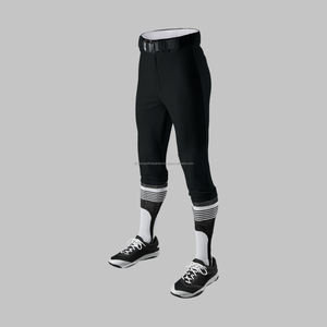 Pantalons de baseball personnalisés de haute qualité en gros Pantalons de baseball unisexes avec logo d'équipe personnalisé de grande taille - Product Image 3