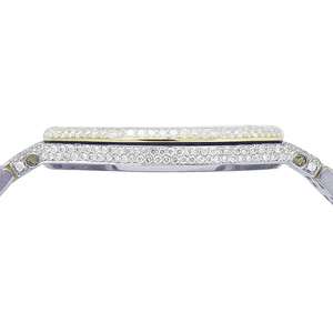 Montre automatique de luxe en acier inoxydable mécanique Buss VVS Moissanite Hip Hop Iced avec testeur de diamants, bijoux en cuir tendance en gros - Product Image 4