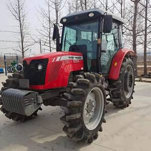 รถแทรกเตอร์มือสองยี่ห้อ Massey Ferguson แบบมีห้องโดยสาร เครื่องยนต์ 120 แรงม้า พร้อมเกียร์ สำหรับงานภาคสนาม - Product Image 4