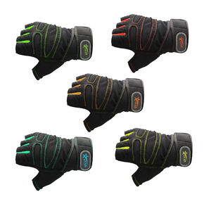 Venta caliente Entrenamiento de gimnasia Deportes Fitness Guantes de levantamiento de pesas Soporte de muñeca Guantes de levantamiento de pesas de 2 piezas - Product Image 5
