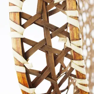 Cuencos de almacenamiento de ratán de gran tamaño con diseño marrón de tendencia, perfectos para servir utensilios de cocina y platos de almacenamiento de alimentos - Product Image 5