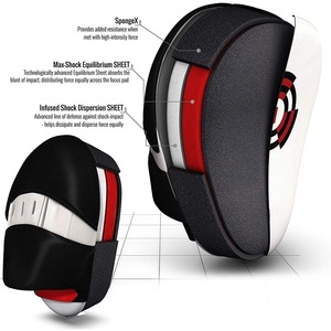Custom Logo <b>Focus</b> <b>Pad</b> 100% High Thai Strike <b>Focus</b> Punching Kickboxing Training Punch Mitts <b>Pad</b> - Product Image 3