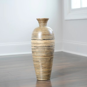 Planta de colección actualizada Vietrustic y jarrón de ratán de bambú para jarrón de plantas Nature Vibe - Product Image 2