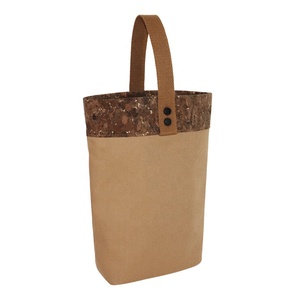 Le sac en liège en fibre de carbone de café personnalisé contenant du vin peut être placé à l'intérieur comme sac de rangement de vin de décoration - Product Image 3