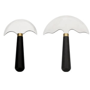 Couteau rond de coupe de cuir en acier à haute teneur en carbone manche en bois couteau en cuir artisanat professionnel coupe couteau rond en cuir - Product Image 6