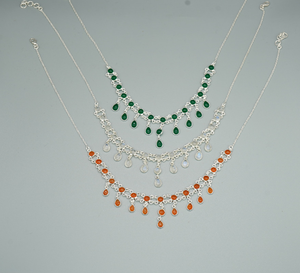 Collier ras du cou massif en argent sterling 925 avec turquoise sertie en bélière, chaîne à maillons, pour femme, à porter au quotidien - Product Image 4