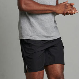 High Quality <b>Men's</b> Athletic Fitness <b>Shorts</b> Custom Gym Workout Pocket Wholesale Latest Mesh Fabric Solid Polyester Mesh <b>Shorts</b> - Product Image 1