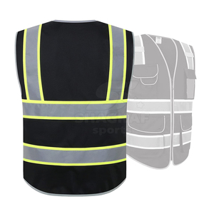 เสื้อกั๊กทำงานสีตามสั่งสำหรับผู้ชาย ดีไซน์ใหม่ พิมพ์โลโก้ตามสั่ง ขาย - Product Image 2