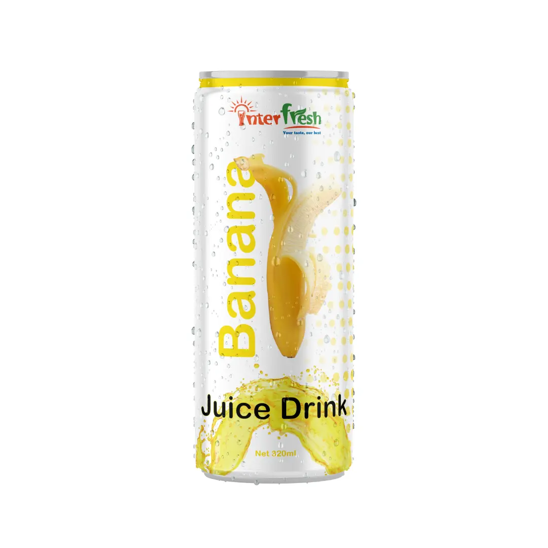 Interfresh Beverage Manufacturer- Pure fresh Juice - Banana fruit juice drink high quality good FOB Price