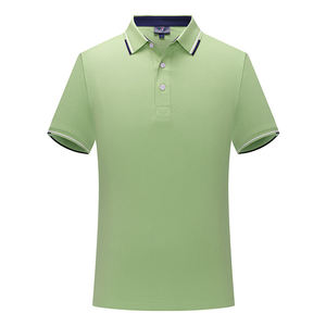 เสื้อโปโลระบายอากาศได้ดีสำหรับผู้ชายเสื้อโปโลสำหรับใส่เล่นกอล์ฟเสื้อเชิ๊ตผ้าฝ้ายโพลีเอสเตอร์ออกแบบโลโก้ได้ตามต้องการ - Product Image 2