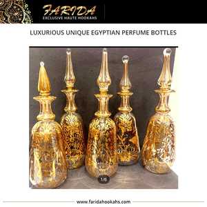 Los Más Lujosos Frascos de Perfume Egipcios Hechos a Mano con Grabado Ácido en Oro - Product Image 3