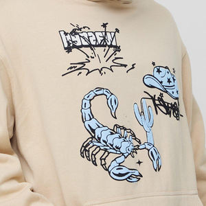 Sudadera con Capucha Personalizada Directo de Fábrica, Sudadera con Capucha de Algodón de Alta Calidad para Hombre, Impresión DTG y DTF Completa, Estilo Holgado de Invierno - Product Image 4