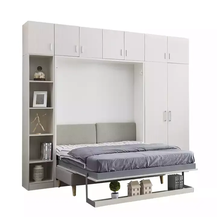 تباعد توفير الساخن بيع جدار السرير مع أريكة للطي سرير ميرفي s مع مكتبة أريكة كومبو سرير ميرفي
