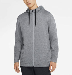 Sweat à capuche à fermeture éclair pour hommes de qualité supérieure personnalisé 100% coton Matériau respirant entièrement personnalisé avec impression de logo - Product Image 1