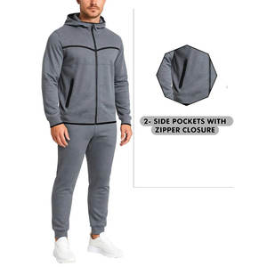 Survêtement Homme Polaire Jogging Costume Chaud Matériau Lourd - Product Image 6