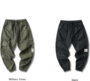 กางเกงคาร์โก้ลำลองผู้ชาย MONO RIDERS ผ้าอ๊อกซ์ฟอร์ดคุณภาพสูง ไซส์ใหญ่ หลายกระเป๋า ซับในขนแกะ ปิดด้วยเชือกผูก - Product Image 6