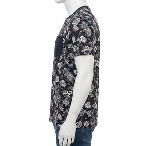 T-shirt pour homme à col rond imprimé anti-rides, mélange de coton doux, respirant, durable, décontracté, pour un usage quotidien, confortable, grande taille - Product Image 2