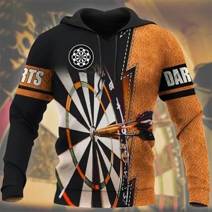 Sudadera con capucha con estampado de dardos en 3D para hombre, sudaderas con capucha de manga larga personalizadas, ropa de calle informal de gran tamaño, jerséis para hombre - Product Image 6