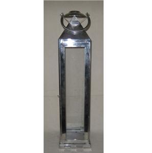New Arrival Stainless Steel <b>Candle</b> <b>Holder</b> Glass Jar Silver Polished <b>Candle</b> <b>Holder</b> <b>Lantern</b> for Home Decor Indoor - Product Image 3