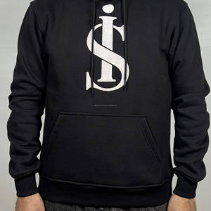 Customized <b>Men</b> Slim Fit US Size <b>Fleece</b> Pullover <b>Hoodie</b> Cotton Polyester Raglan Sleeve <b>Lined</b> Screen Print Solid Basic <b>Hoodie</b> - Product Image 3