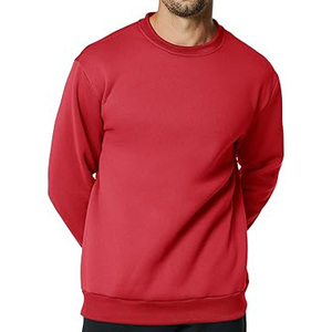 Sweatshirts personnalisés sweat à col rond polyester et coton sweat à col rond surdimensionné blanc Streetwear sweat à capuche à col rond - Product Image 2