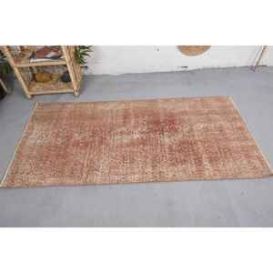 Alfombra de lana clásica moderna de 3x6,2 pies, retales marrón y beige para adolescentes, sala de estar, dormitorio, respaldo de látex, altura de pila de felpa, 3 juegos - Product Image 3