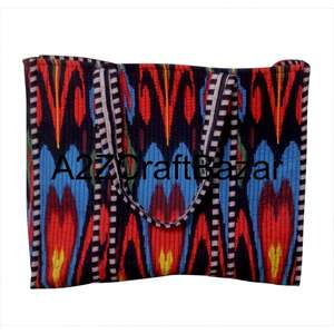 Sac de voyage et de usage quotidien imprimé à motifs floraux, lavable, écologique, 100 % coton, grand sac fourre-tout matelassé pour les courses - Product Image 5