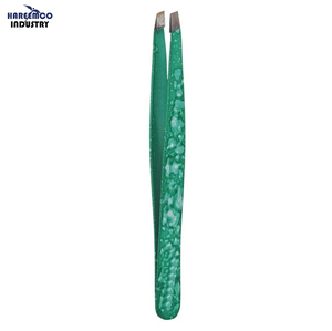 Kit de pinces à épiler professionnelles en acier inoxydable de précision avec pointes inclinées et pointues, réutilisables et écologiques (12-14 cm) - Product Image 1