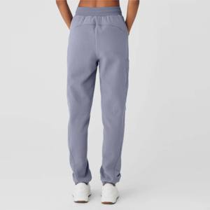 Jogging pour femmes personnalisé avec taille élastique et cordon de serrage | Pantalon de survêtement confortable coupe ajustée pour la salle de sport - Product Image 4